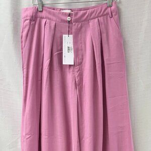 NWT Alexa Wide Leg Pants - Pink - 8